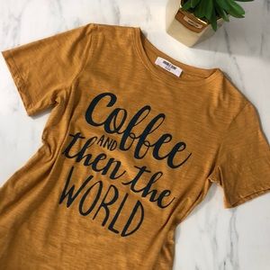 Graphic tee. Coffee lover